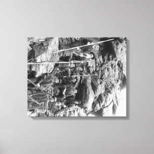 Ballast-zentrales Eisenbahn-Ingenieur-Korps Leinwanddruck