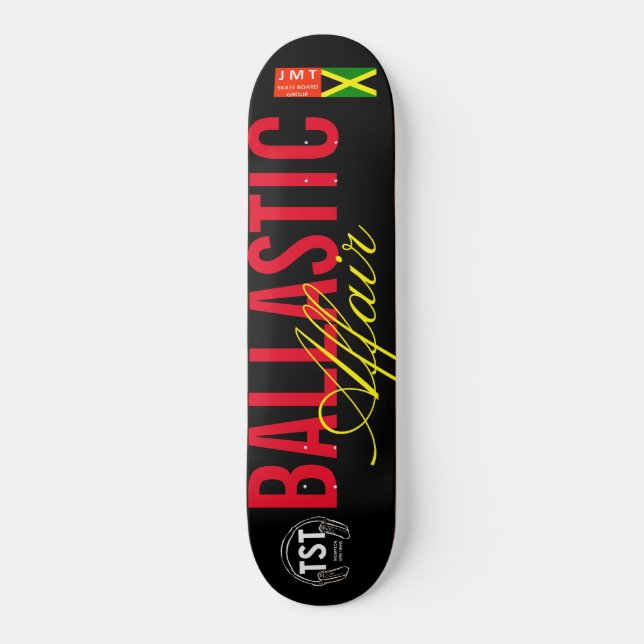 BALLASTIC AFFAIR Skateboards / JMT USASkateboard (Vorderseite)