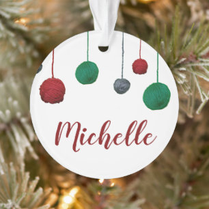 Bälle des Garns • Strick-Häkelarbeit macht 201 Ornament