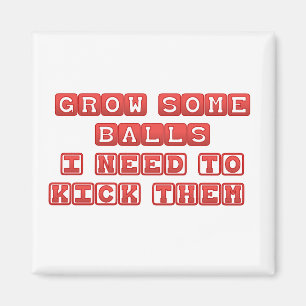 Bälle wachsen magnet