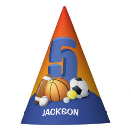 Bälle zum 5. Geburtstag Partyhütchen