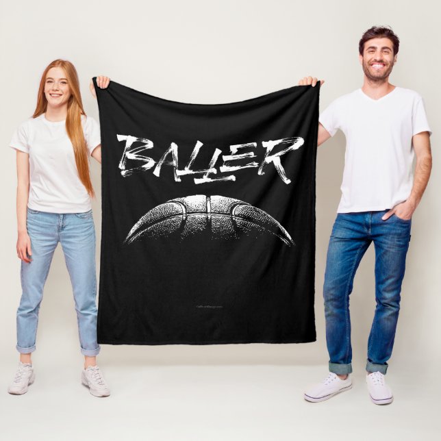 Baller (Basketball) Fleecedecke (Beispiel)