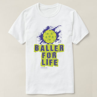 "Baller für das Leben" Pickleball Shirt