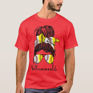 Baller Memaw Life Softball Baseball Memaw Oma T-Shirt