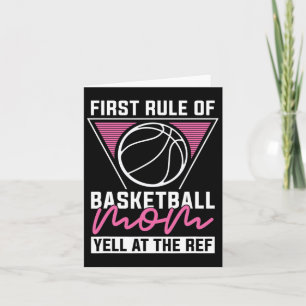 Baller Mother Hooping Bball - Hoops Player Basketb Karte