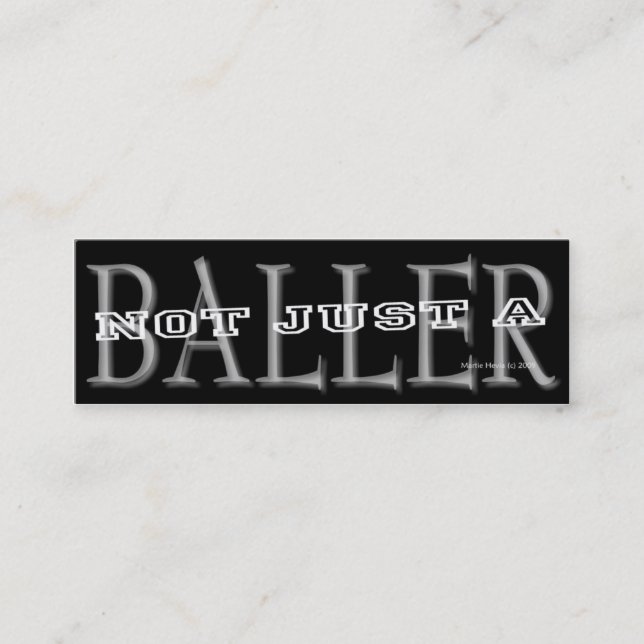Baller - Sozialmedium-persönliche Karte (Vorderseite)