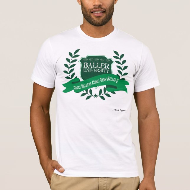 Baller Universität T-Shirt (Vorderseite)