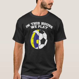 Baller Wir spielen Ball Mama Vater Fußball Volleyb T-Shirt