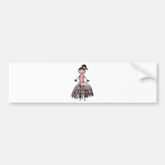 Ballerina 1 autoaufkleber