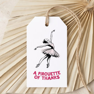 Ballerina A Pirouette von Dankbarkeit Ballet Gefal Geschenkanhänger