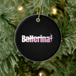 Ballerina - Abstraktes Ballett Keramik Ornament