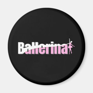 Ballerina - Abstraktes Ballett Magnet