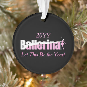 Ballerina - Abstraktes Ballett Ornament