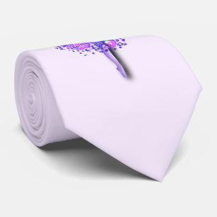 Ballerina Art Lila Dance - Ballet Dancer Zeichnend Krawatte