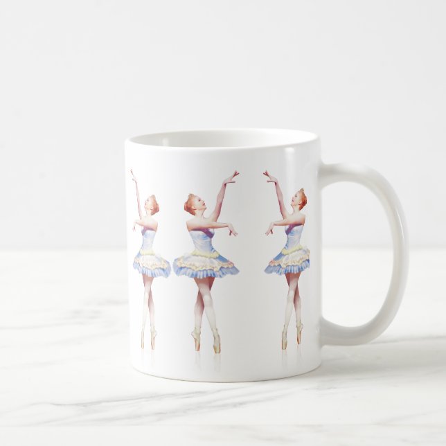 Ballerina auf Pointe Tasse (Rechts)