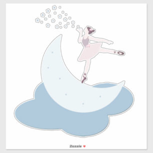 Ballerina Aufkleber