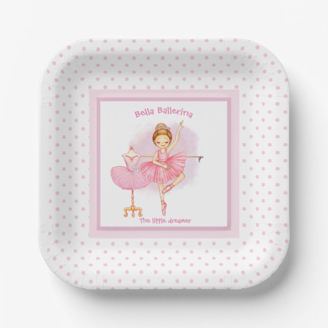 Ballerina Baby Pink Paper Teller (Vorderseite)