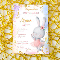 Ballerina Babydusche niedlicher Tanzbär