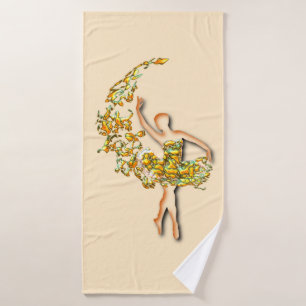 Ballerina Badetuch Ballett Tänzer - Custom Colors Badehandtuch