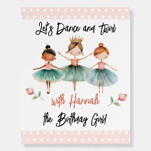 Ballerina Ballet Birthday Girl