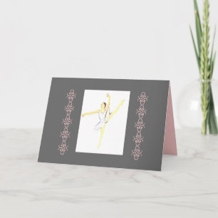 Ballerina Ballet Card Karte
