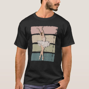 Ballerina Ballet Dancer Ballet Tanzen Retro Balle T-Shirt