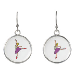 Ballerina Ballet Dancer Ohrringe