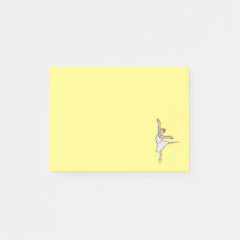 Ballerina Ballet Dancer Post-it Klebezettel