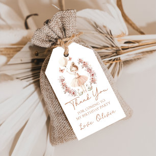 Ballerina Ballet Geburtstagsparty - Geschenktags-T Geschenkanhänger