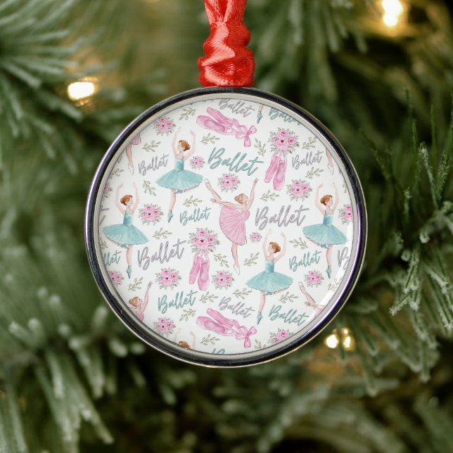 Ballerina Ballet Lover Christmas Ornament Keepsake (Baum)