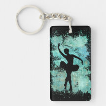 Ballerina Balletänzerin Silhouette Blue