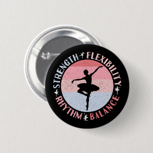 Ballerina Ballett Dancer - Mindset Values Button