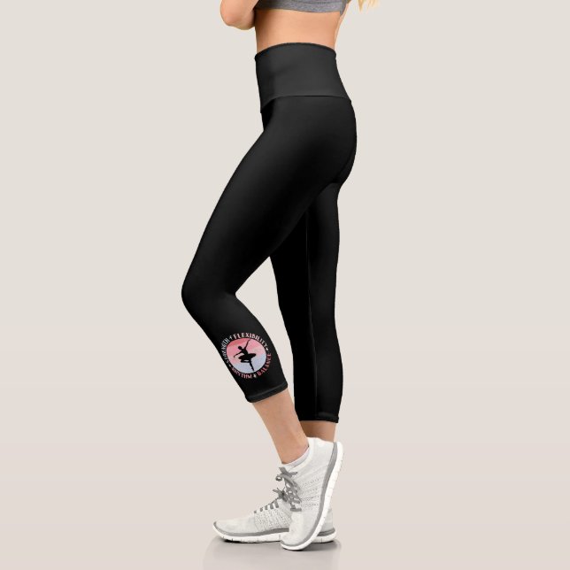 Ballerina Ballett Dancer - Mindset Values Capri Leggings (Links)