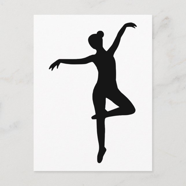 Ballerina - Ballett Postkarte (Vorderseite)