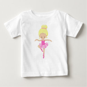 Ballerina, Ballettmädchen, Balletttanz, Blonde Hai Baby T-shirt