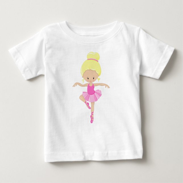 Ballerina, Ballettmädchen, Balletttanz, Blonde Hai Baby T-shirt (Vorderseite)