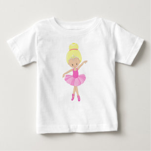 Ballerina, Ballettmädchen, Balletttänzerin, Blonde Baby T-shirt