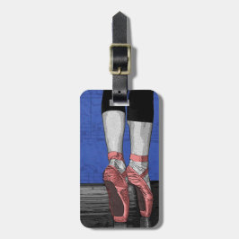 Ballerina Ballettschuhe Gepäckanhänger