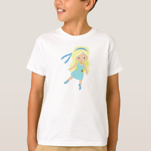Ballerina, Balletttänzerin, Ballettmädchen, Blonde T-Shirt