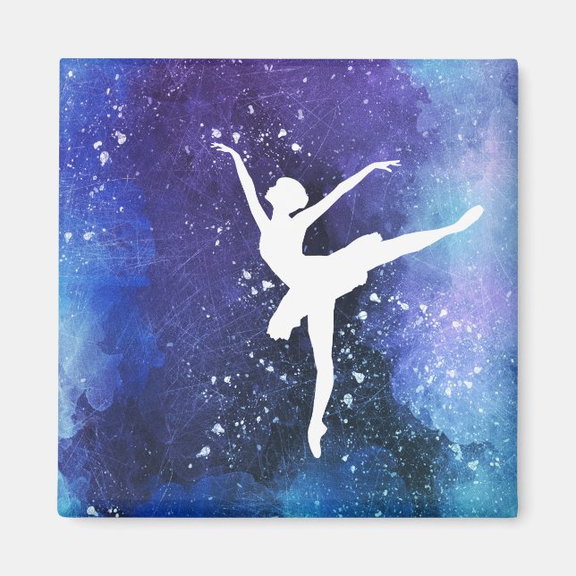 Ballerina/ Balletttänzerin Magnet (Vorne)
