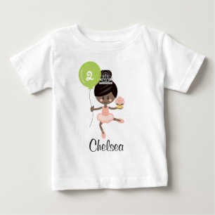 Ballerina Birthday Baby T - Shirt American