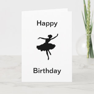 Ballerina Birthday Card Karte