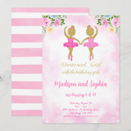 Ballerina Birthday Einladung