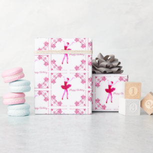 Ballerina Birthday Geschenkpapier