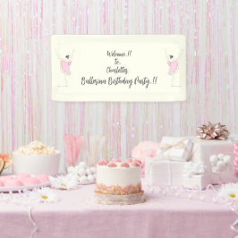 Ballerina Birthday Party Banner