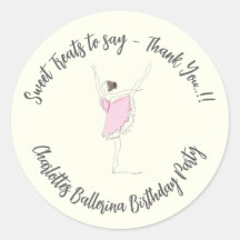 Ballerina Birthday Party - Gefallen-Beutel