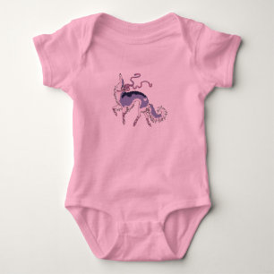 Ballerina Borzoi Baby Tutu Strampler