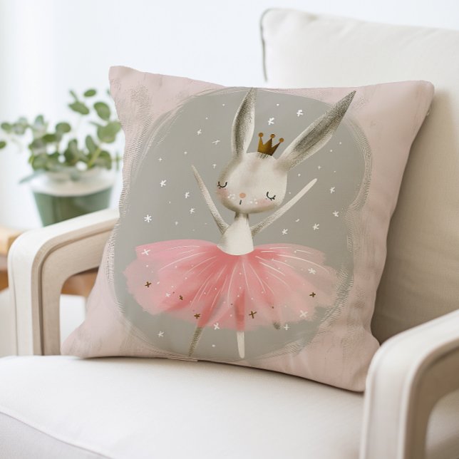 Ballerina Bunny Pillow, rosa Tutu Rabbit Kissen (Von Creator hochgeladen)