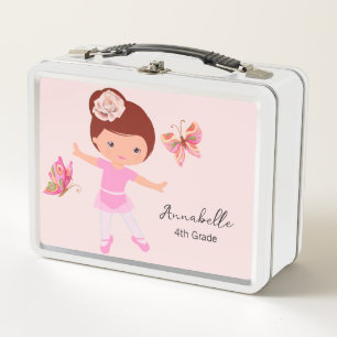 Ballerina Butterfly Friends Metall Brotdose