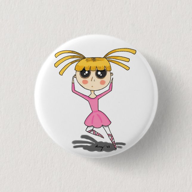 Ballerina Button (Vorderseite)